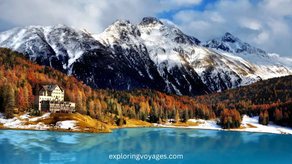 St. Moritz, Beautiful places in Switzerland in winter