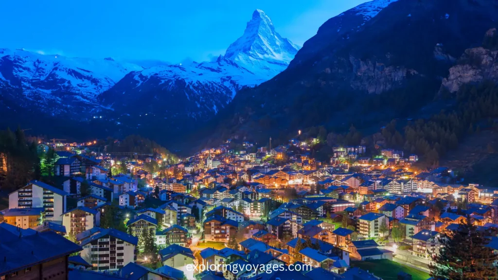 Zermatt, Beautiful places in Switzerland in winter