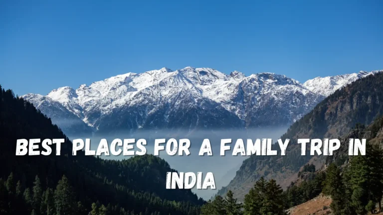 Top 10 Best Places for a Family Trip in India